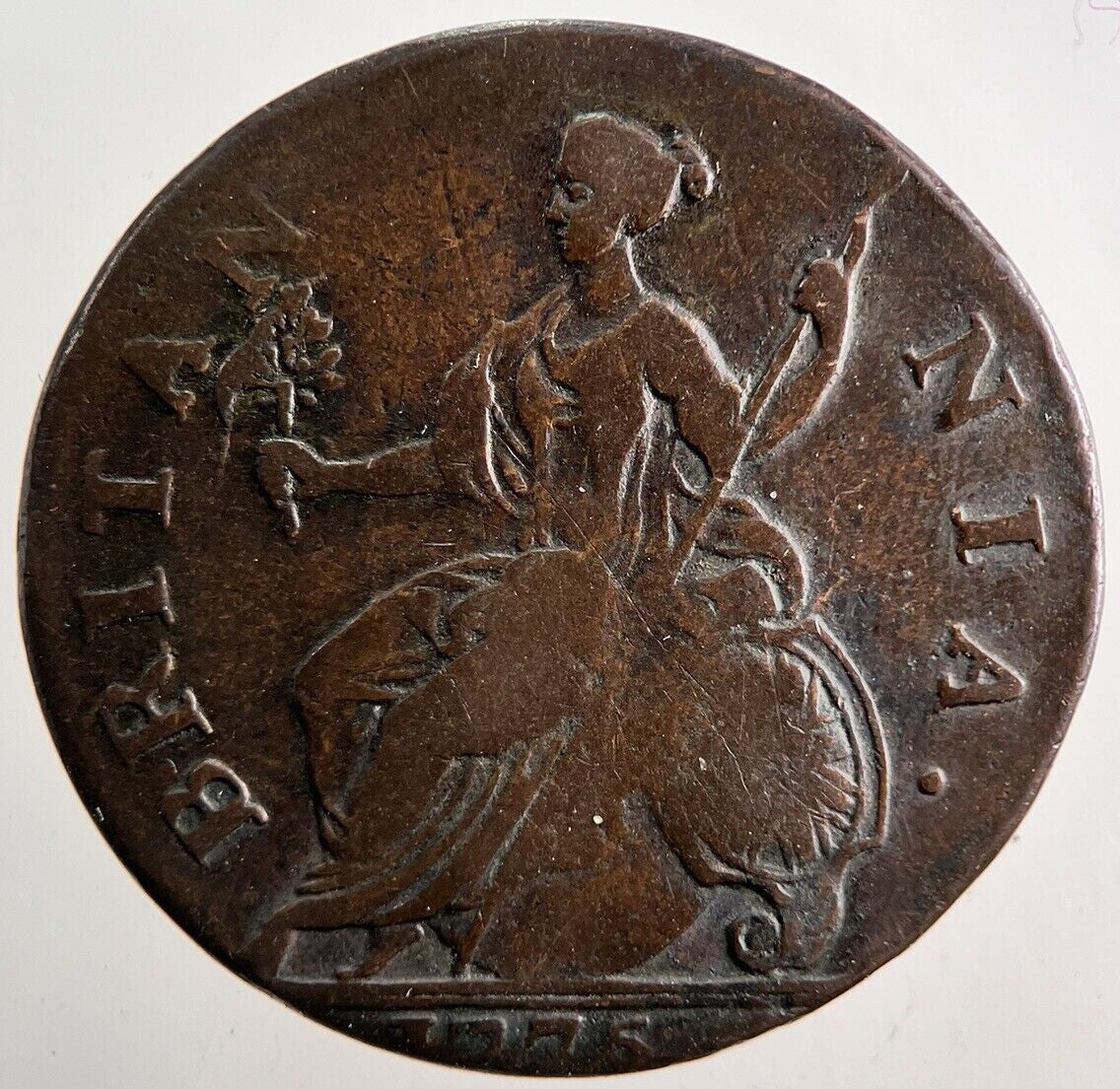 1775 George III 3rd Half-Penny Coin | Fine Collectable Grade