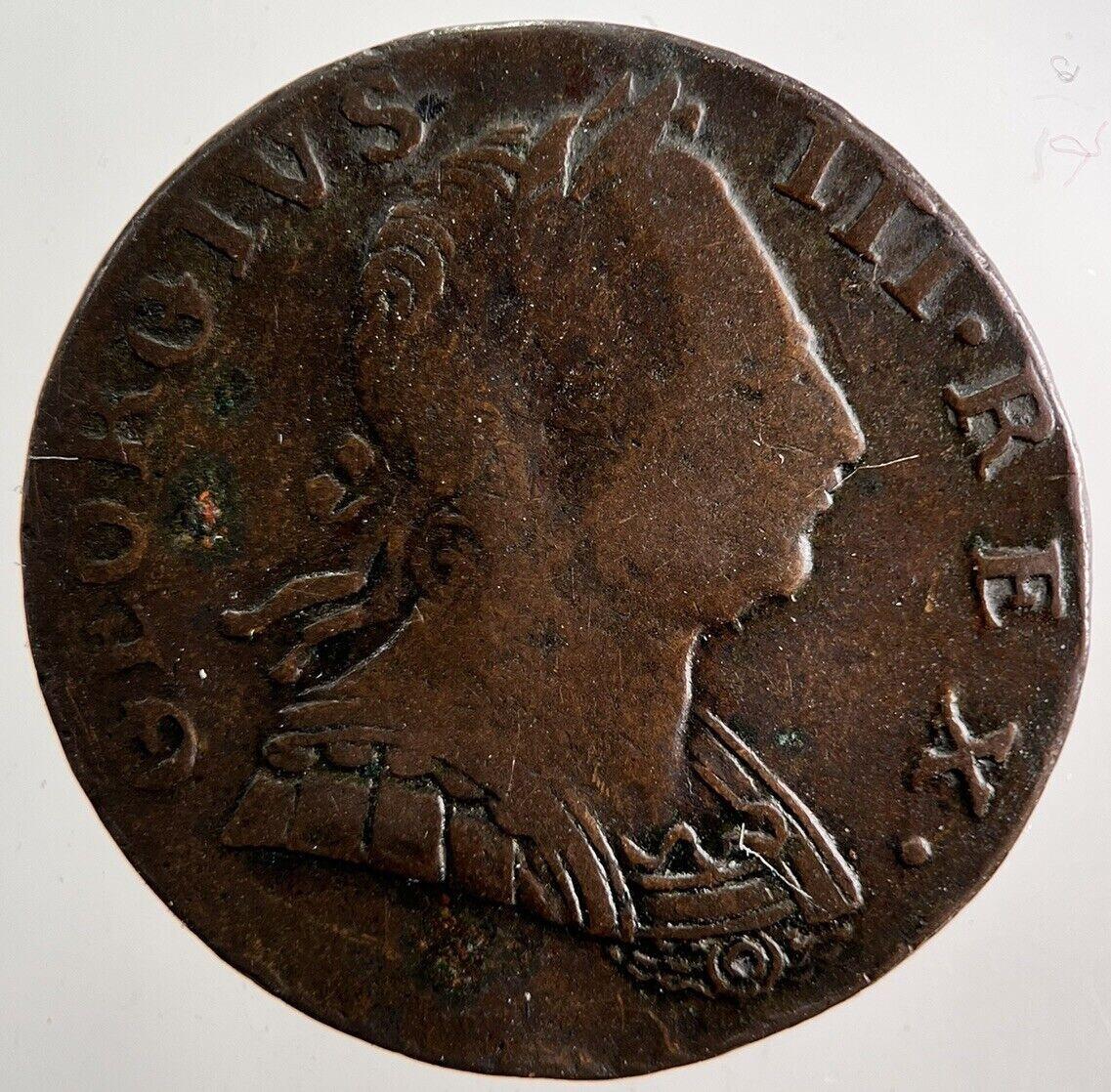 1775 George III 3rd Half-Penny Coin | Fine Collectable Grade
