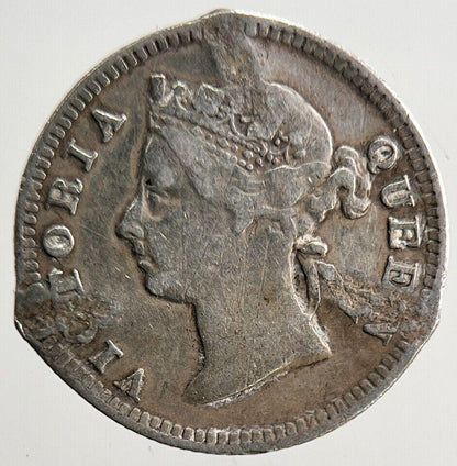 1901 Hong Kong 5 Cents Silver Coin | Collectable Grade | a3183