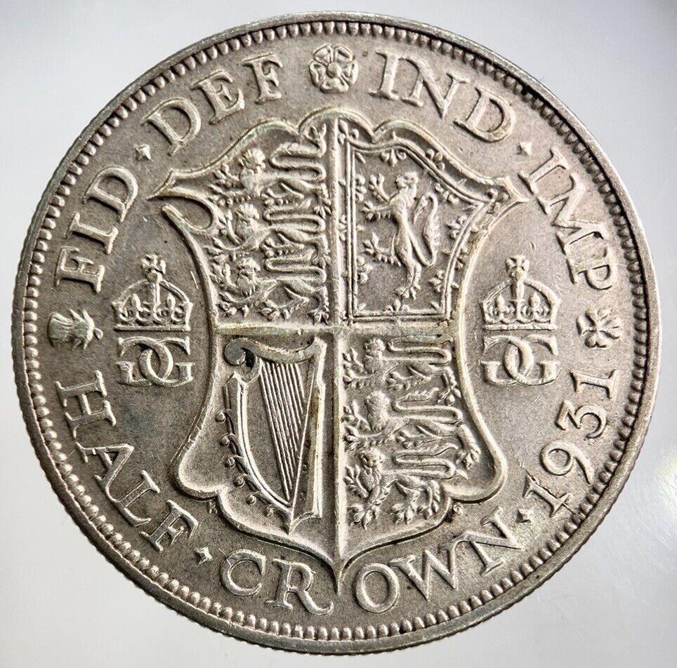 1931 George V Half-Crown Silver Coin | Very High Grade