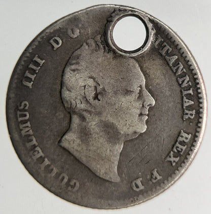 1836 William IV Groat Four-Pence Silver Coin | Fine Collectable Grade