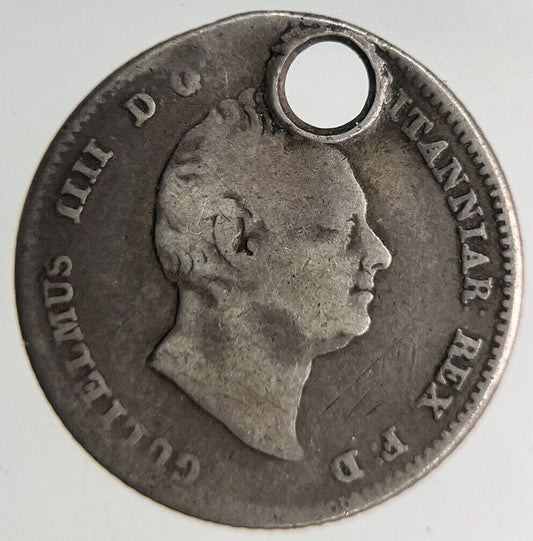 1836 William IV Groat Four-Pence Silver Coin | Fine Collectable Grade