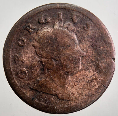 1718 George I 1st Half-Penny Coin | Collectable Grade | a7920