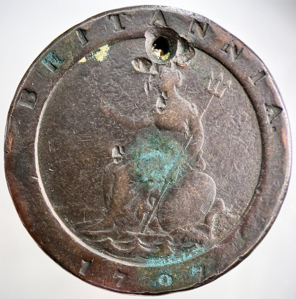 1797 George III 3rd Cartwheel Two-Pence Coin | Collectable Grade | a1737