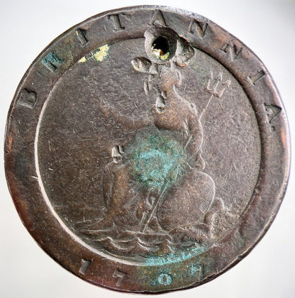 1797 George III 3rd Cartwheel Two-Pence Coin | Collectable Grade | a1737