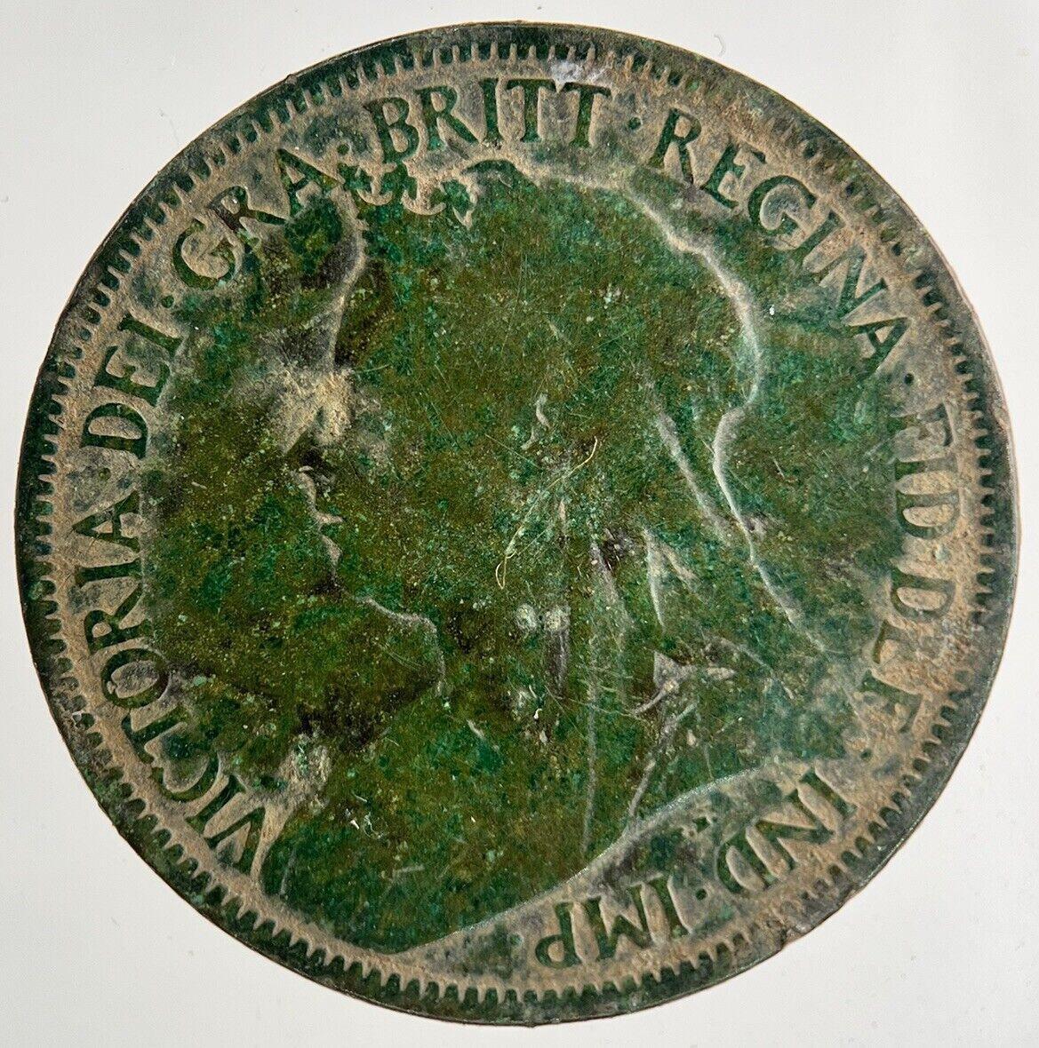 1897 Victoria Half-Penny Coin | Collectable Grade