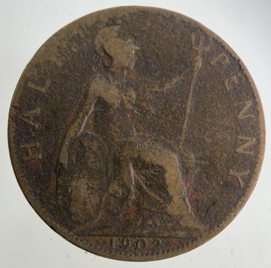 1902 Edward VII Half-Penny Coin | Collectable Grade