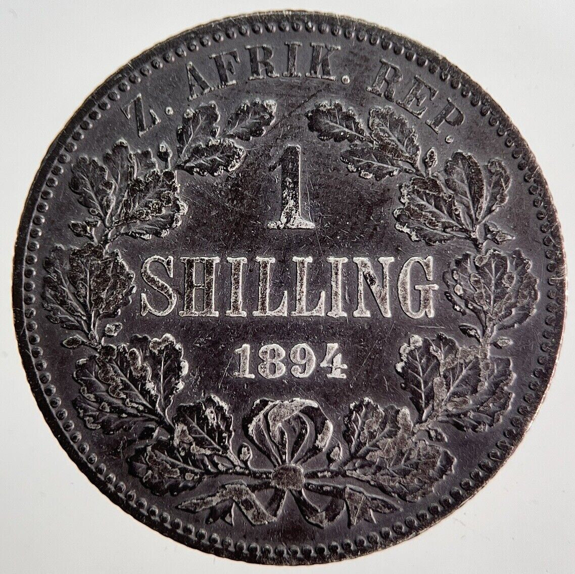 1894 South Africa Shilling Coin | Very High Grade | a7120
