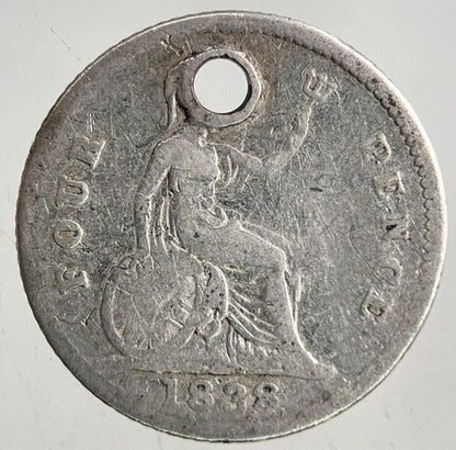 1838 Victoria Four-Pence Groat Silver Coin | Collectable Grade