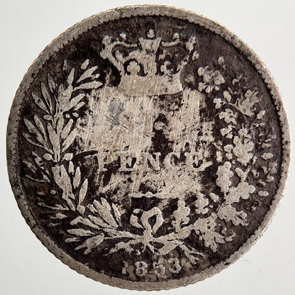 1853 Victoria Sixpence Silver Coin | Collectable Grade | a6490