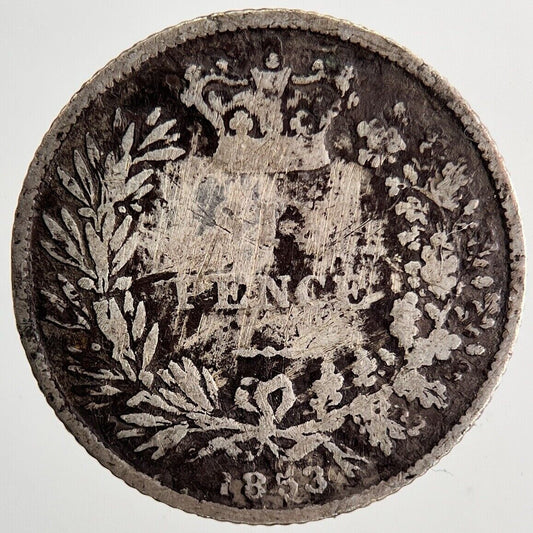 1853 Victoria Sixpence Silver Coin | Collectable Grade | a6490