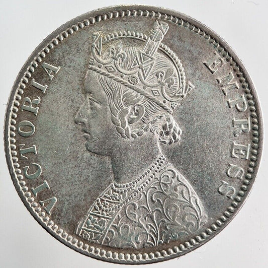 1888 India 1 One Rupee Silver Coin | Very High Grade
