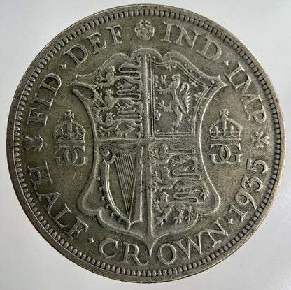 1935 George V Half-Crown Silver Coin | Fine Collectable Grade