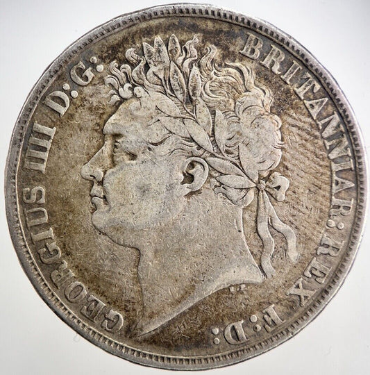 1822 George IV Crown Silver Coin | Fine Collectable Grade | a2687