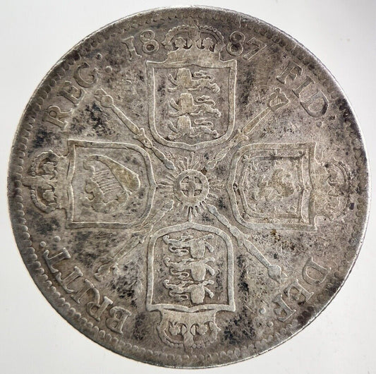 1887 Victoria Florin Silver Coin | Collectable Grade