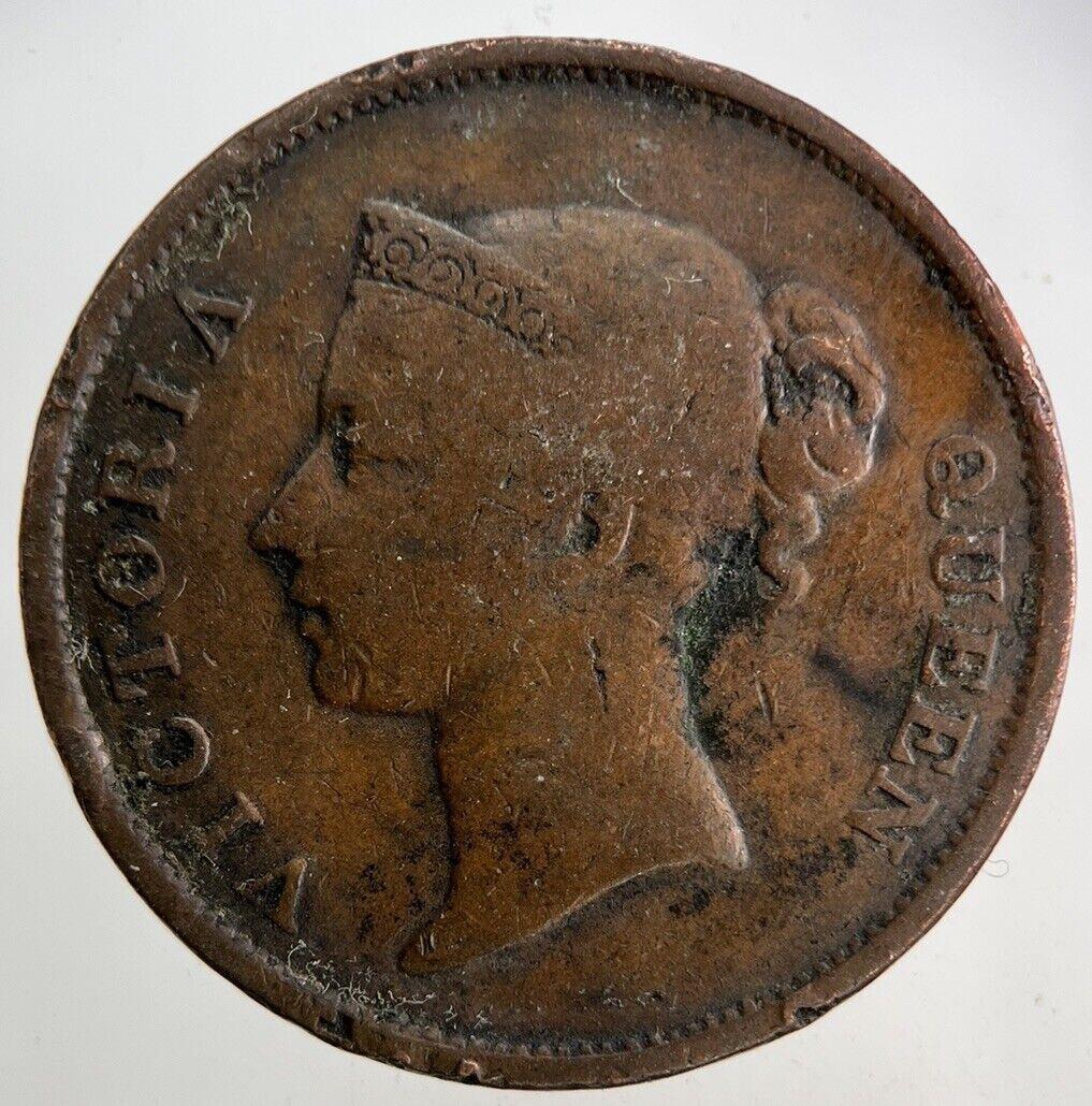 1845 East India Company 1 Cent Coin | Collectable Grade