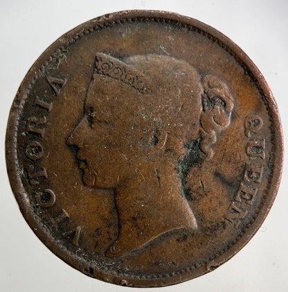 1845 East India Company 1 Cent Coin | Collectable Grade