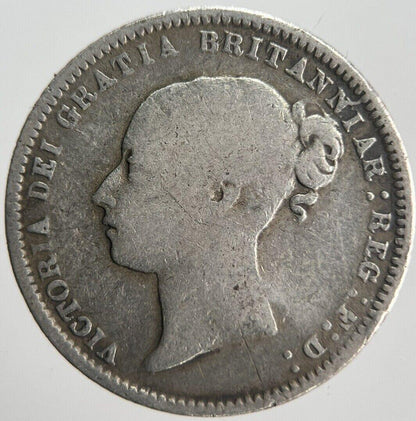 1873 Die-5 Victoria Sixpence Silver Coin | Collectable Grade | a4511