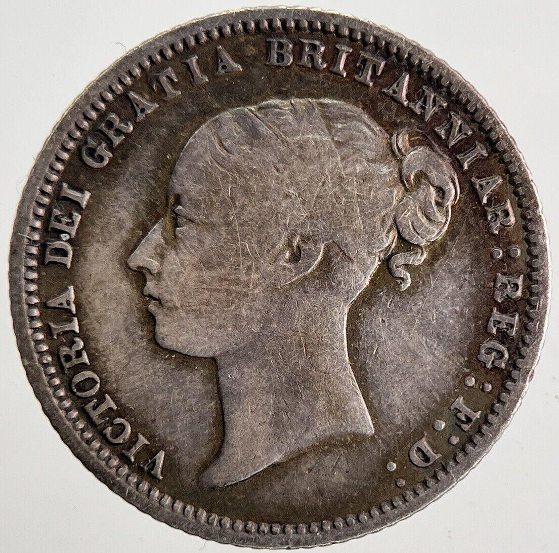 1873 Victoria Sixpence Silver Coin | Fine Collectable Grade | a9797