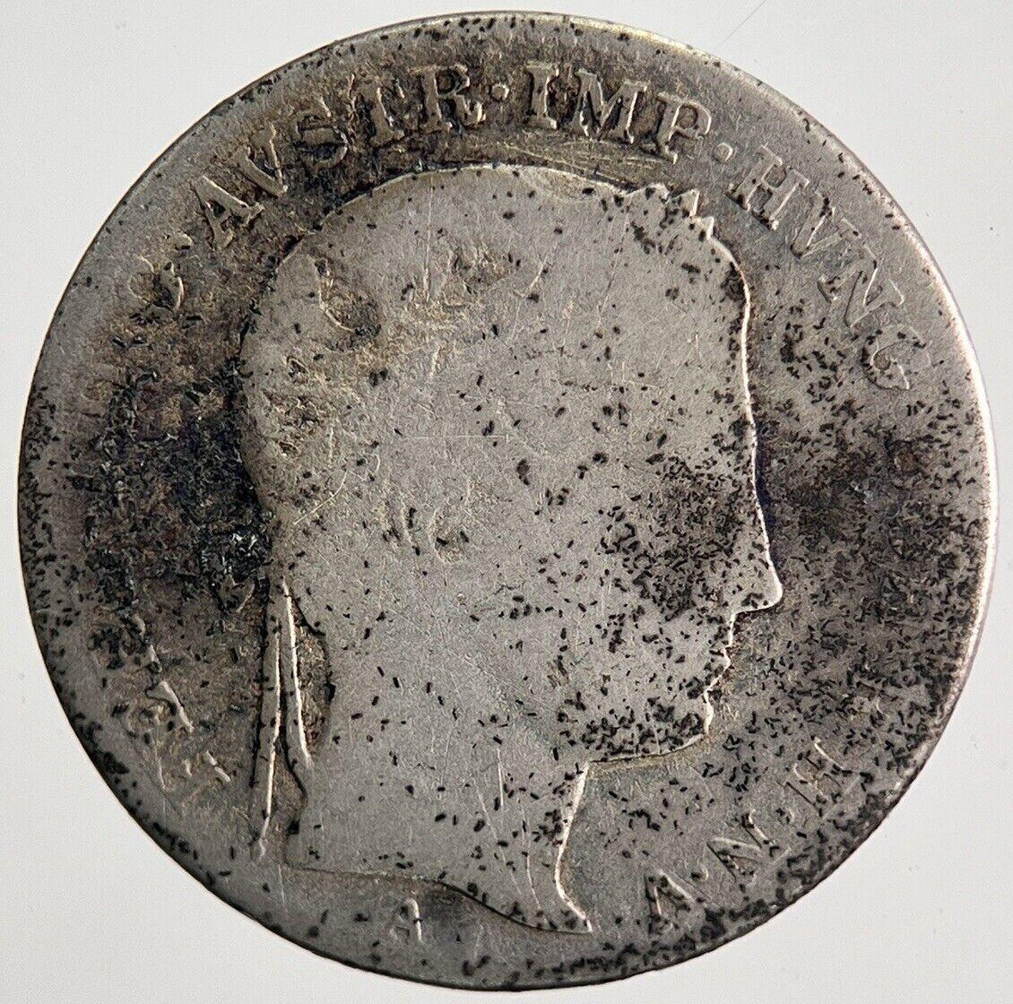 1845 Austria 3 Kreuzer Ferdinand Coin | Fine Collectable Grade | a6708