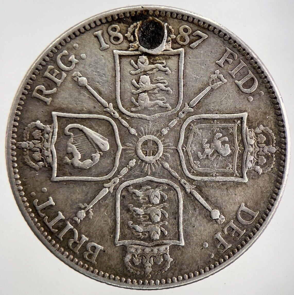 1887 Victoria Florin Silver Coin | Fine Collectable Grade