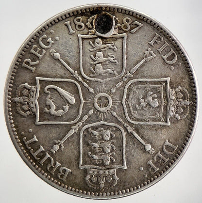 1887 Victoria Florin Silver Coin | Fine Collectable Grade