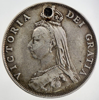 1887 Victoria Florin Silver Coin | Fine Collectable Grade