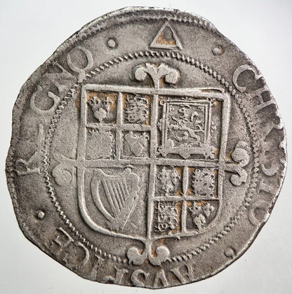 1625-49 Charles I 1st Tower Mint Shilling Silver Hammered Coin | a5979