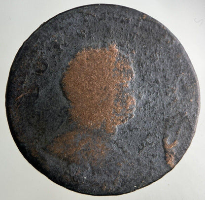 1723 George I 1st Half-Penny Coin | Fair Grade