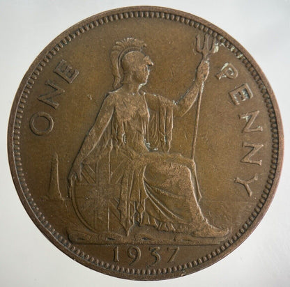 1937 George VI One Penny Coin | Fine Collectable Grade