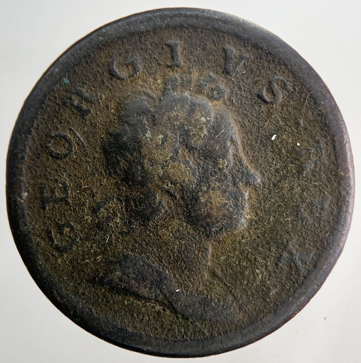 1718 George I 1st Half-Penny Coin | Collectable Grade