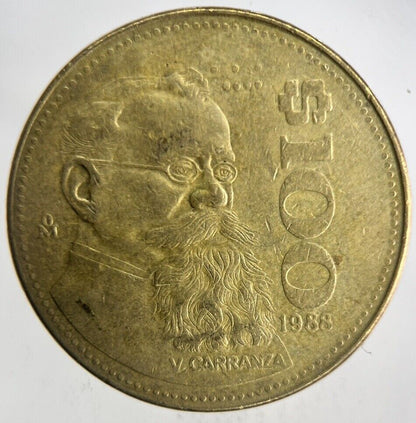 1988 Mexico 100 Pesos Coin | Very High Grade