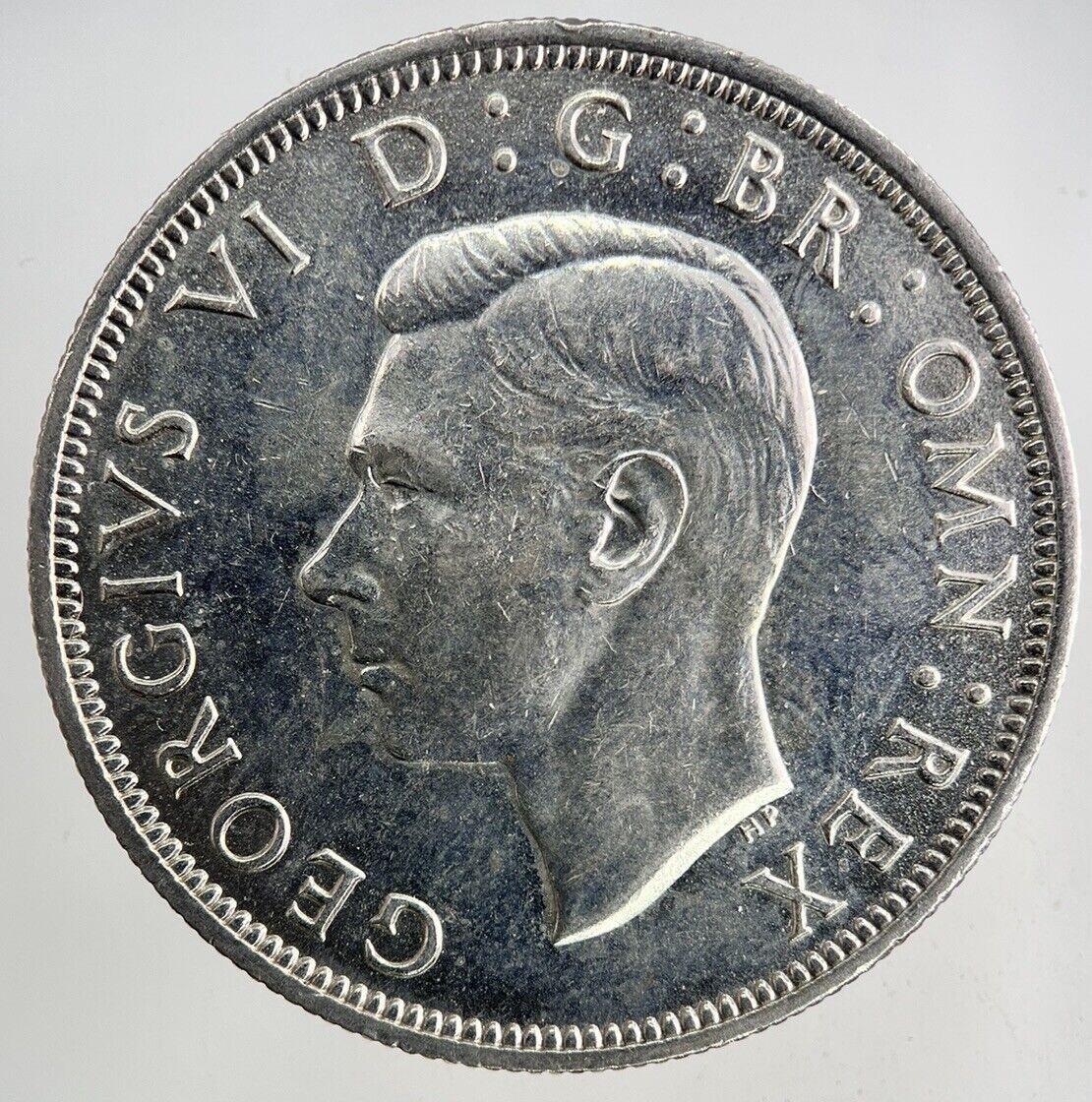 1942 George VI Half-Crown Silver Coin | Very High Grade
