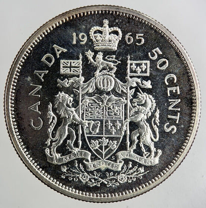 1965 Canada 50 Cents Proof Silver Coin | Very High Grade