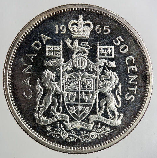 1965 Canada 50 Cents Proof Silver Coin | Very High Grade