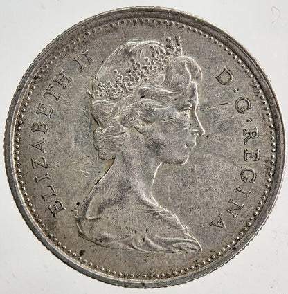 1967 Canada 25 Cents Silver Coin | Fine Collectable Grade | a5917