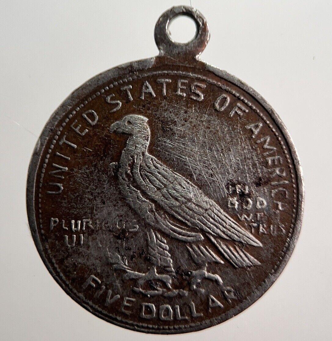 Germany Liberty Indian Head US USA Necklace Coin | Collectable Grade | a2380