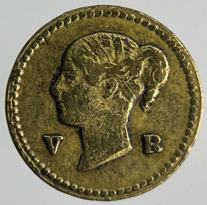 19th Century Queen Victoria Toy Money Token Coin | Fine Collectable Grade