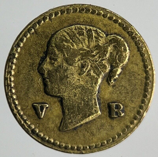 19th Century Queen Victoria Toy Money Token Coin | Fine Collectable Grade