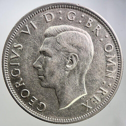 1946 George VI Half-Crown | British Silver Coin | Very High Grade | a2942