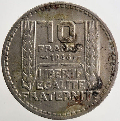 1946 France 10 Francs Silver Coin | Very High Grade
