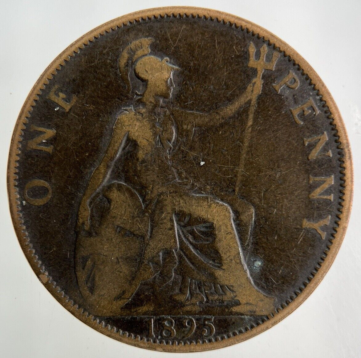 1895 Victoria One Penny Coin | Collectable Grade