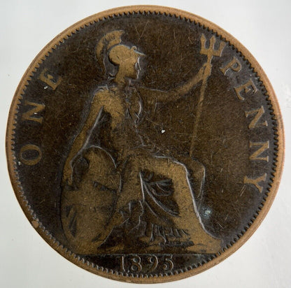 1895 Victoria One Penny Coin | Collectable Grade