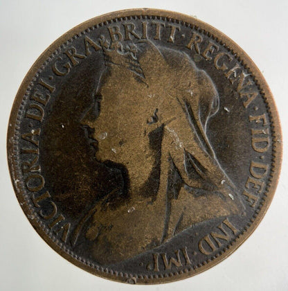 1895 Victoria One Penny Coin | Collectable Grade