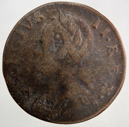 British George II 2nd Half-Penny Coin | Collectable Grade