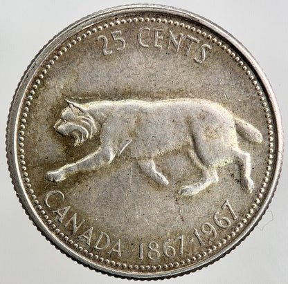 1967 Canada 25 Cents Silver Coin | Fine Collectable Grade