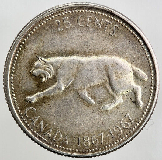 1967 Canada 25 Cents Silver Coin | Fine Collectable Grade