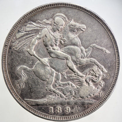 British Victoria Crown Silver Coin | Fine Collectable Grade | a1840