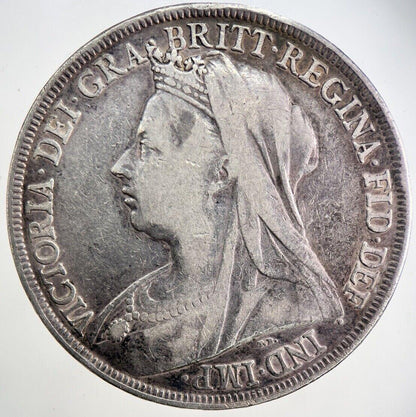 British Victoria Crown Silver Coin | Fine Collectable Grade | a1840