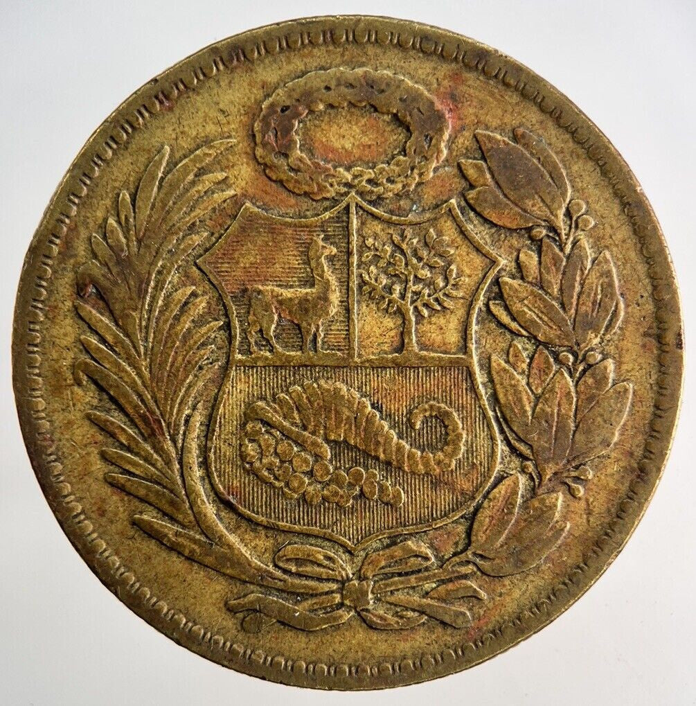 1947 Peru Un 1 One Sol De Oro Coin | Fine Collectable Grade